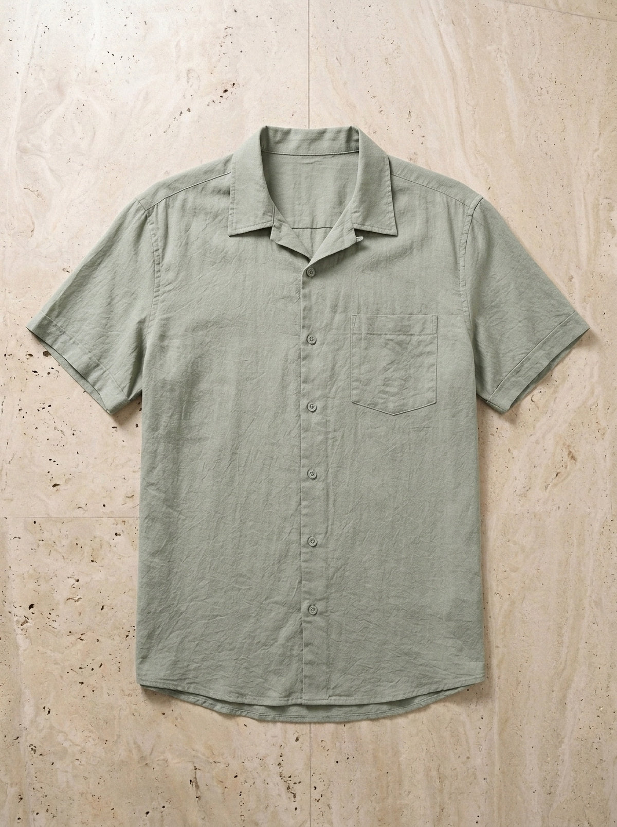 Verde-claro | Camisa social slim Parisot verde-claro – peça sozinha vista de cima