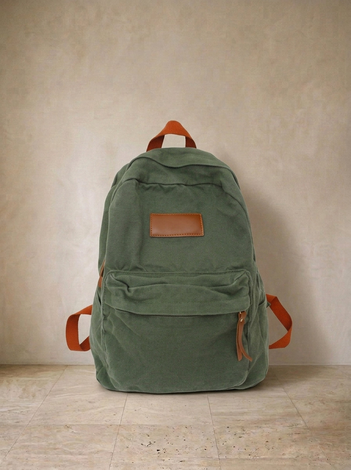 Verde | Mochila de nylon Peja verde – mochila sozinha, foto de produto