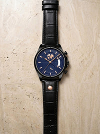 Preto e azul