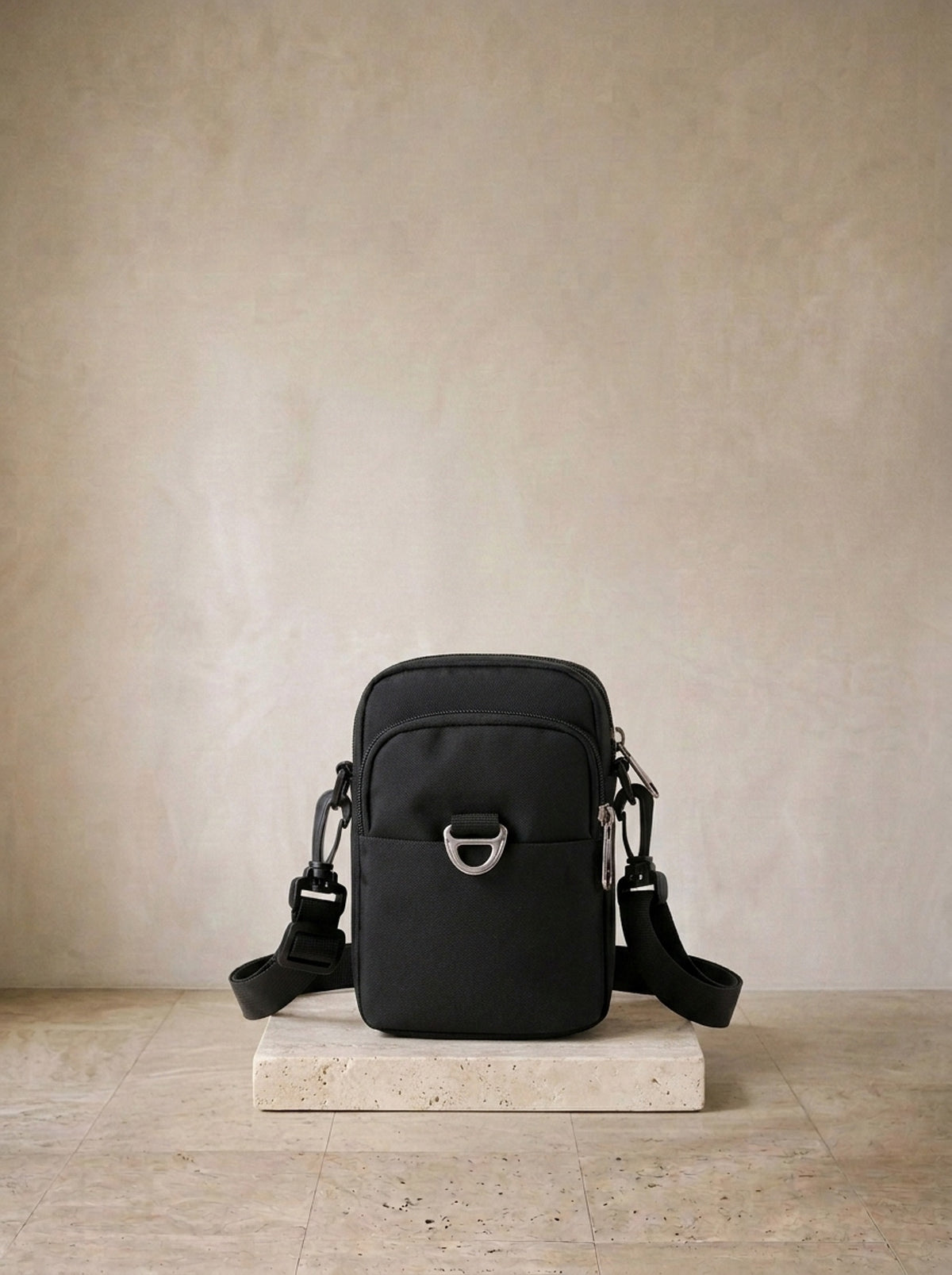 Preto | Bolsa tiracolo Pitigliano preto – bolsa sozinha, foto de produto