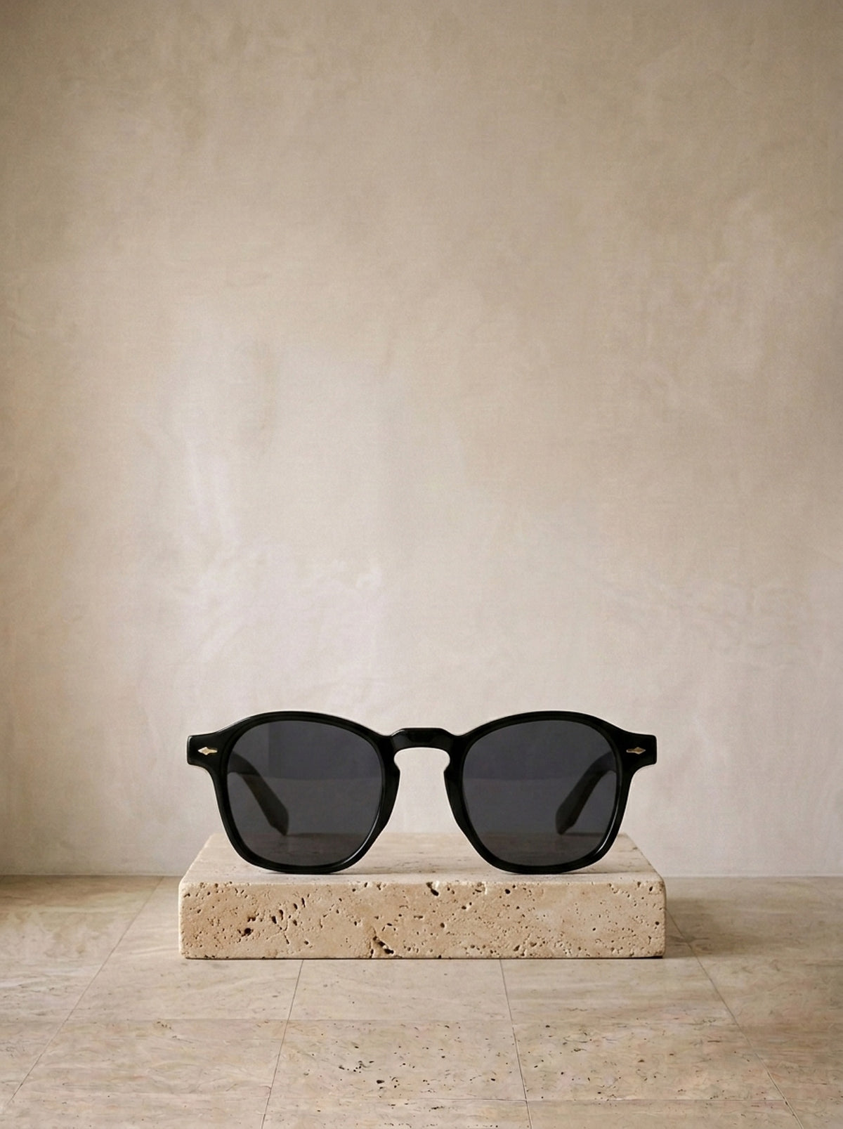 Preto/Cinza | Óculos de sol Porto Ercole preto/cinza – peça sozinha, foto de produto