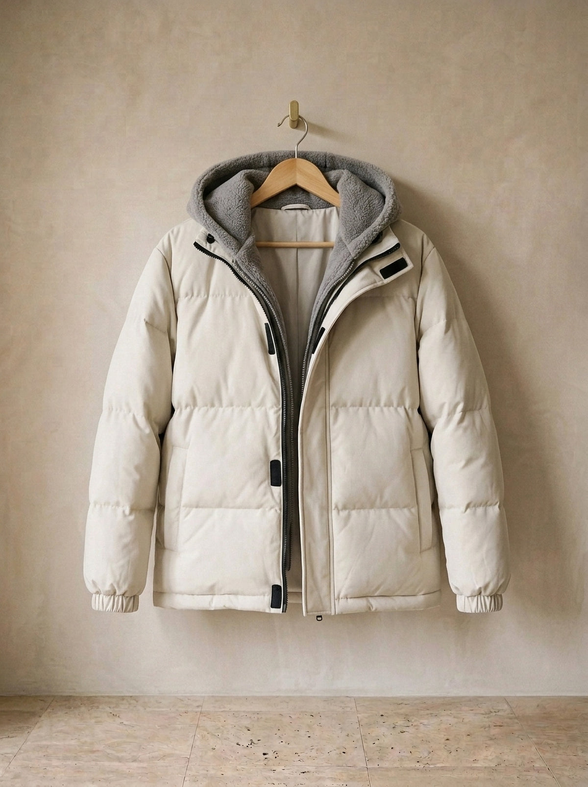 Off-white | Jaqueta puffer com capuz Prato off-white – peça sozinha, foto de produto
