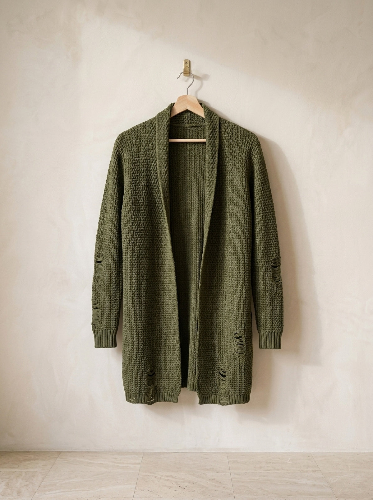 Verde | Cardigan de tricot Procida verde – peça sozinha, foto de produto