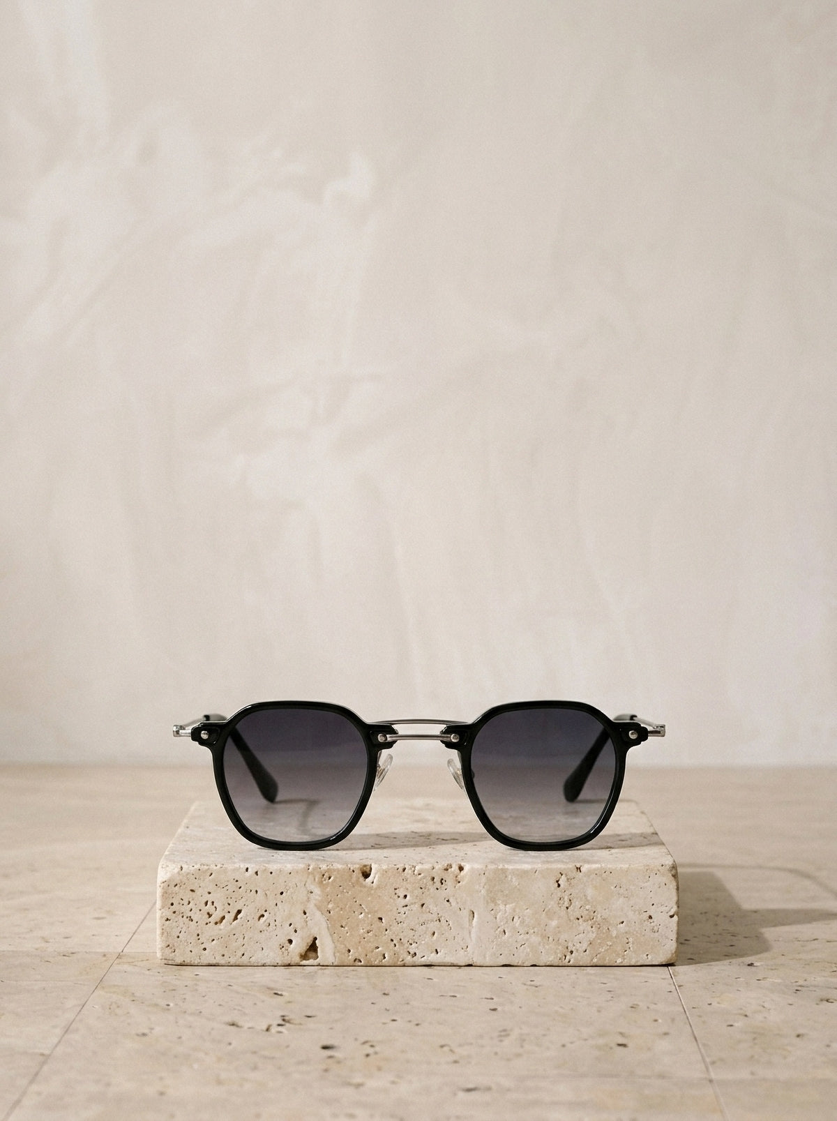 Preto/Verde | Óculos de sol polarizado Rapallo preto/verde – peça sozinha, foto de produto