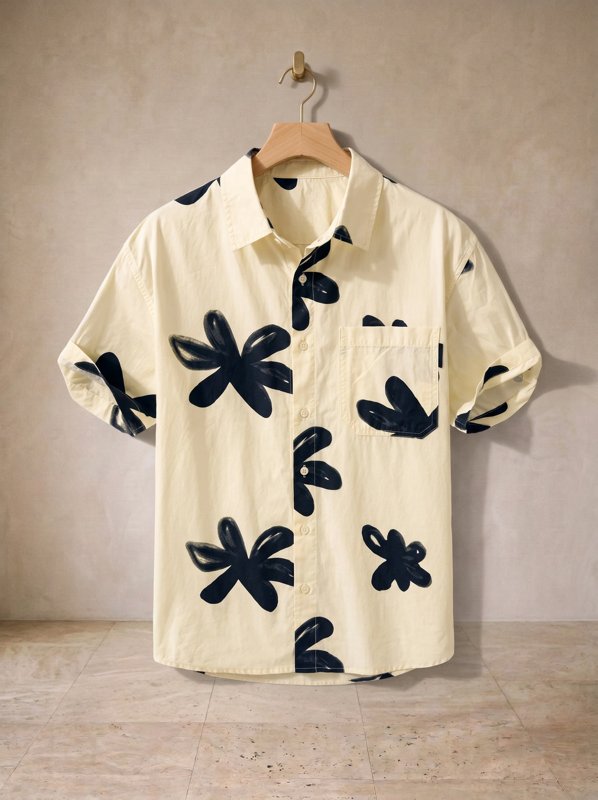 Camisa estampa floral Selfoss – peça sozinha, foto de produto