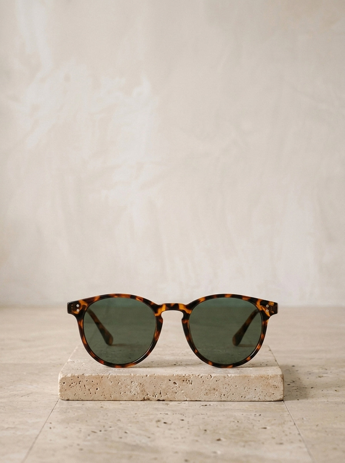 Leopardo/Verde | Óculos de sol Sondrio leopardo/verde – peça sozinha, foto de produto