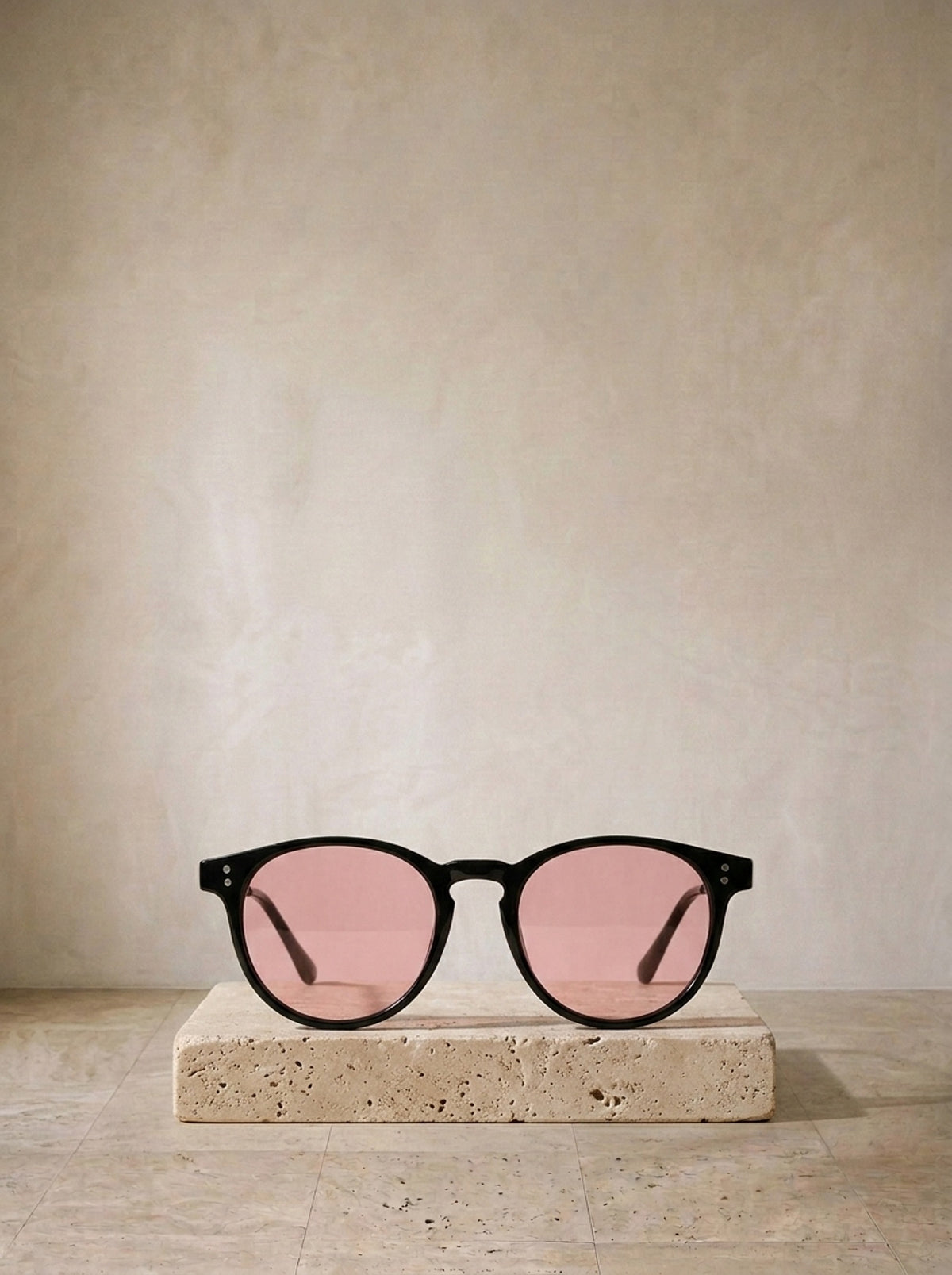 Preto/Rosa | Óculos de sol Sondrio preto/rosa – peça sozinha, foto de produto