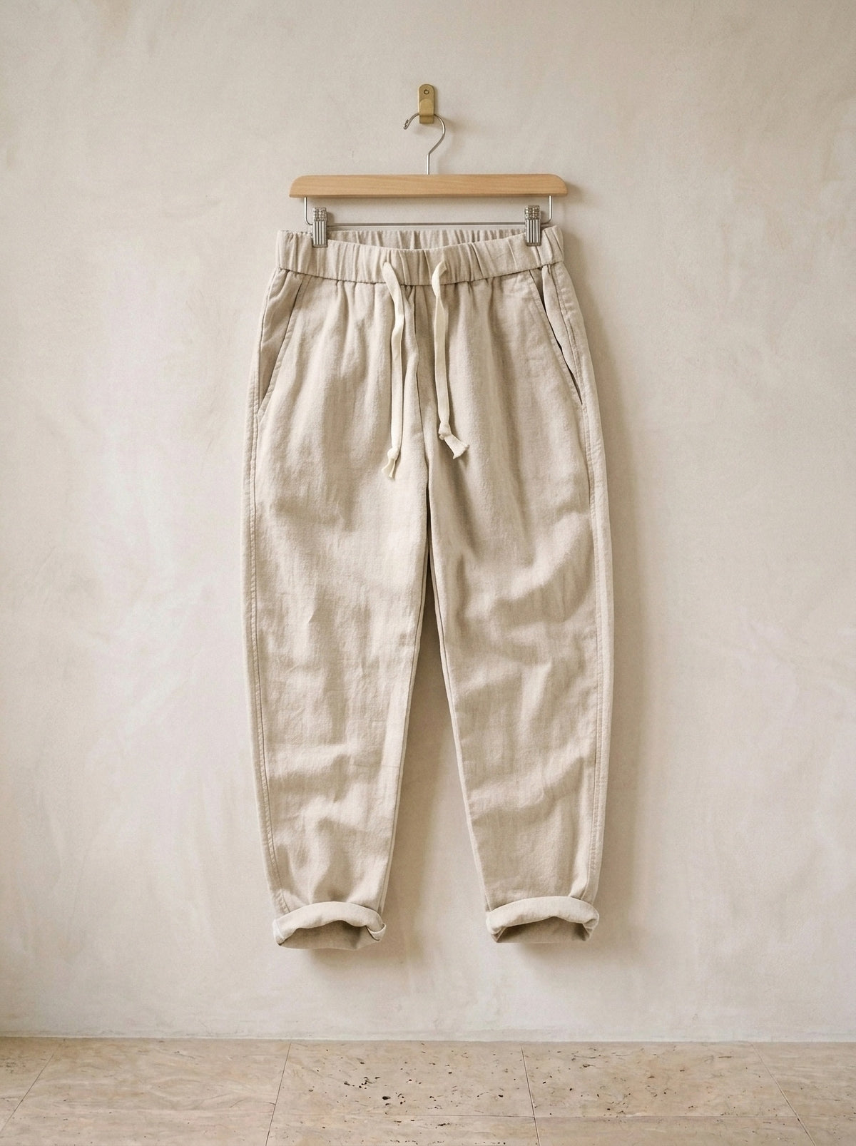 Caqui | Calça de linho Sortelha caqui – peça sozinha, foto de produto