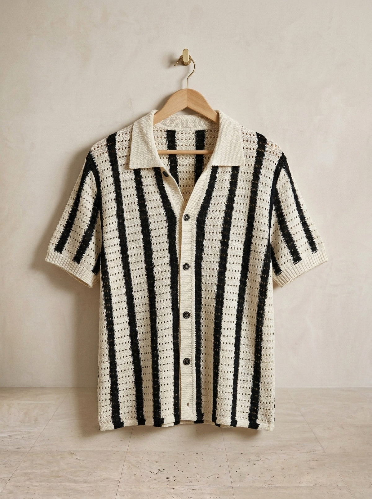 Preto | Camisa de crochê Szentendre preto – peça sozinha, foto de produto