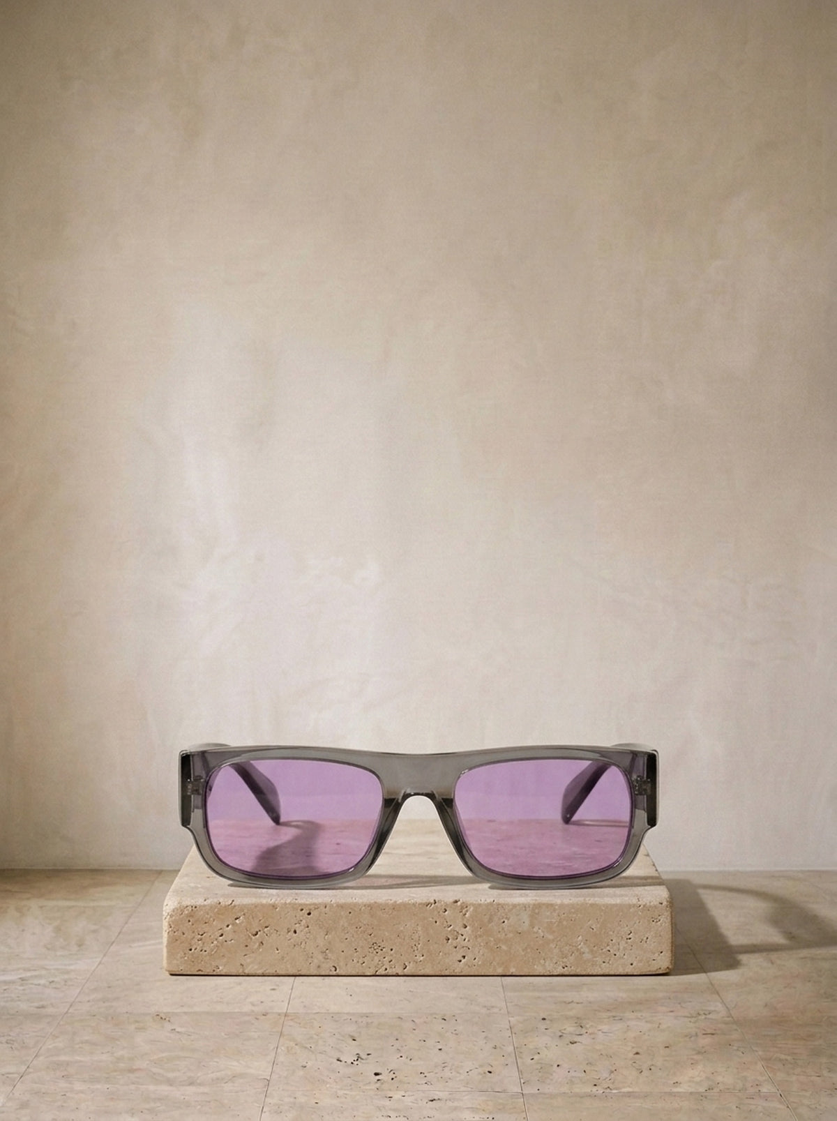 Cinza/Lilás | Óculos de sol Todi cinza/lilás – peça sozinha, foto de produto