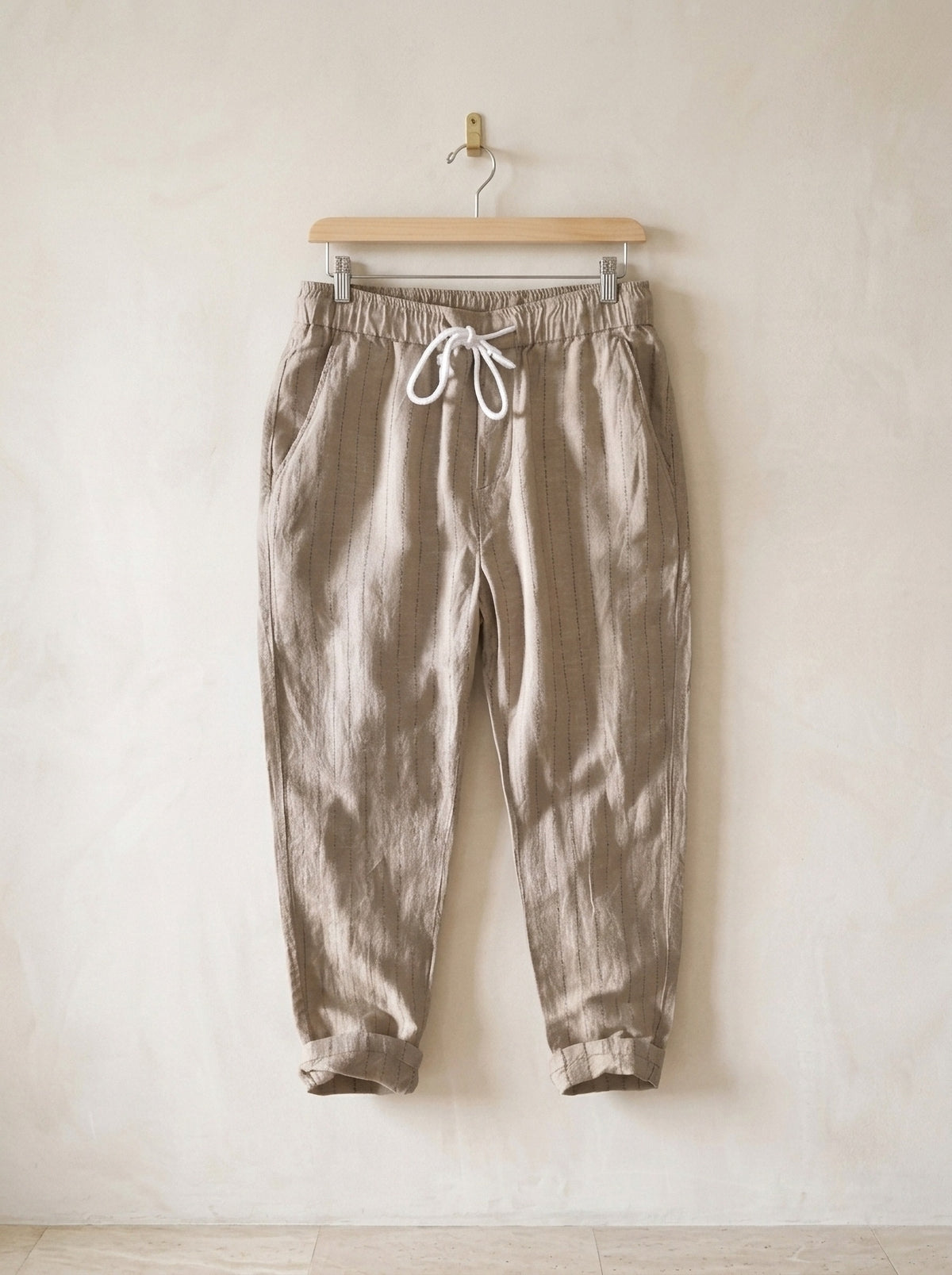 Caqui | Calça de linho Toulouse caqui – peça sozinha, foto de produto