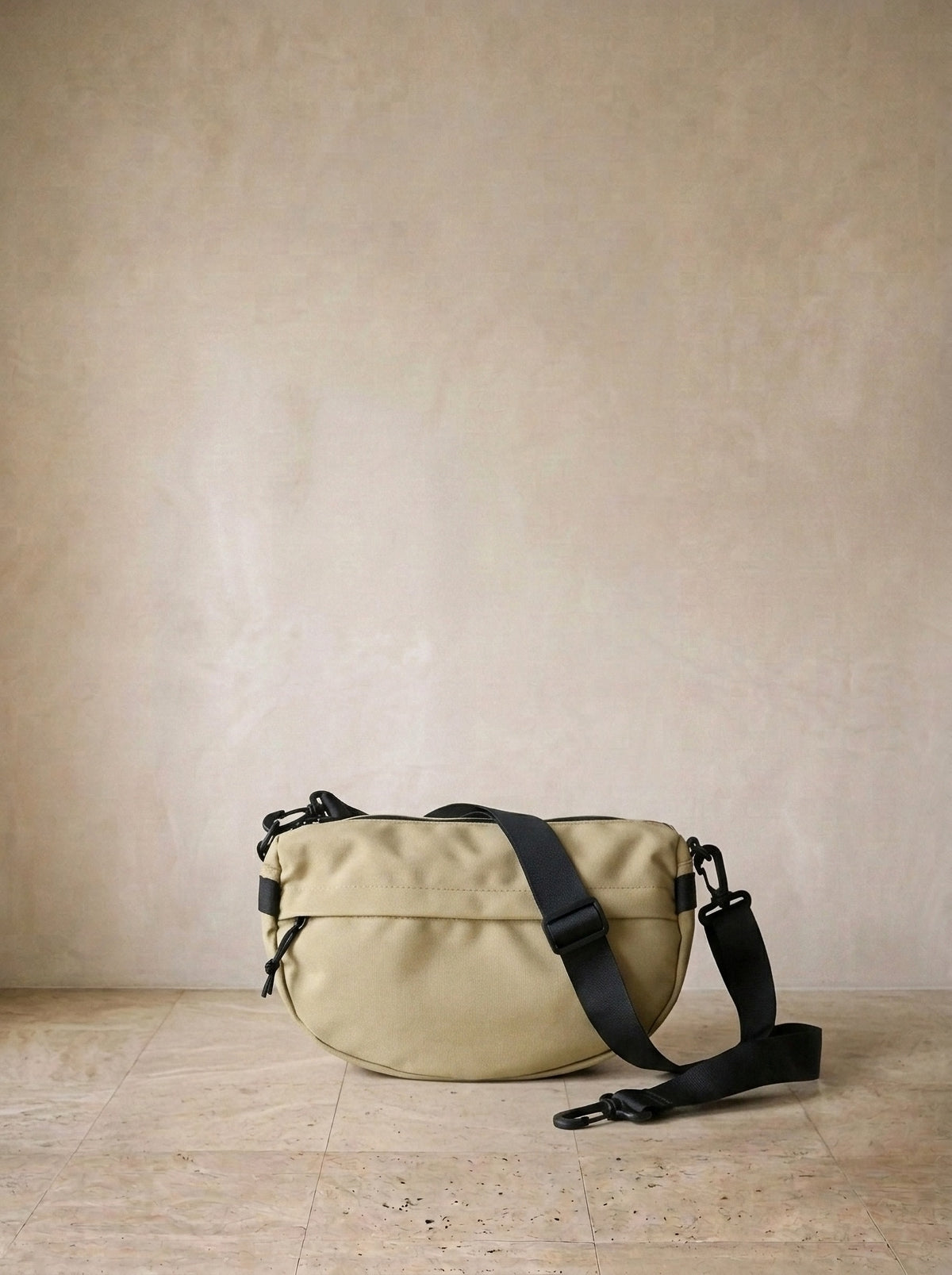 Caqui | Bolsa de ombro de nylon Ulcinj caqui – bolsa sozinha, foto de produto