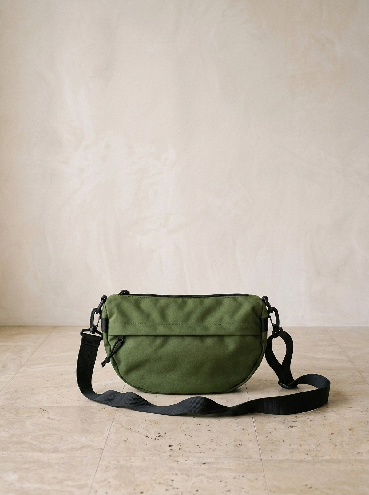 Verde | Bolsa de ombro de nylon Ulcinj verde – bolsa sozinha, foto de produto