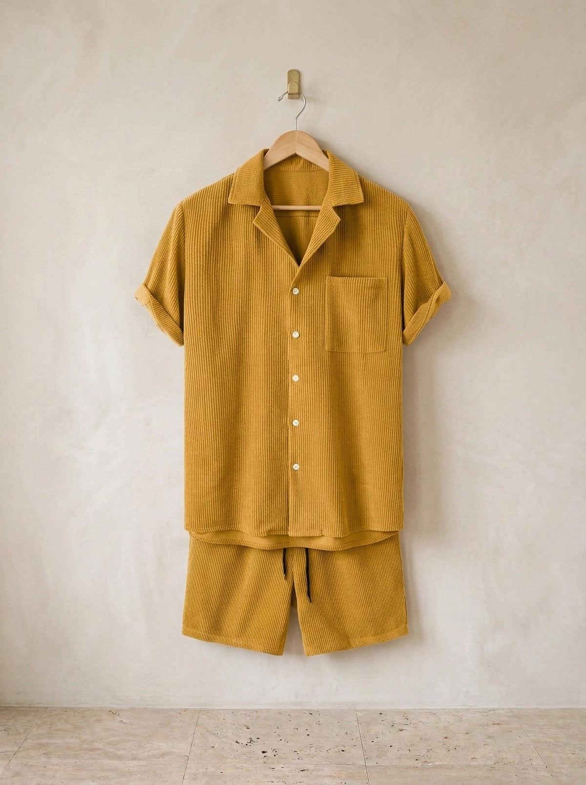 Amarelo | Conjunto aveludado Uppsala amarelo – peça sozinha, foto de produto