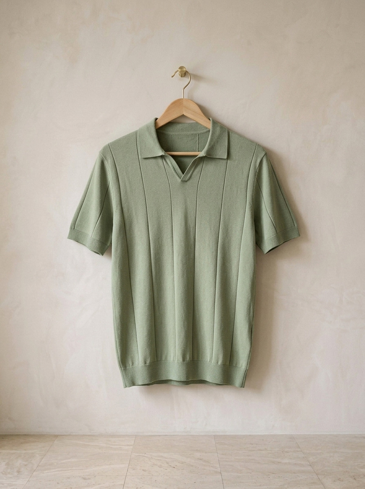Verde | Polo lisa Varsóvia verde – peça sozinha, foto de produto