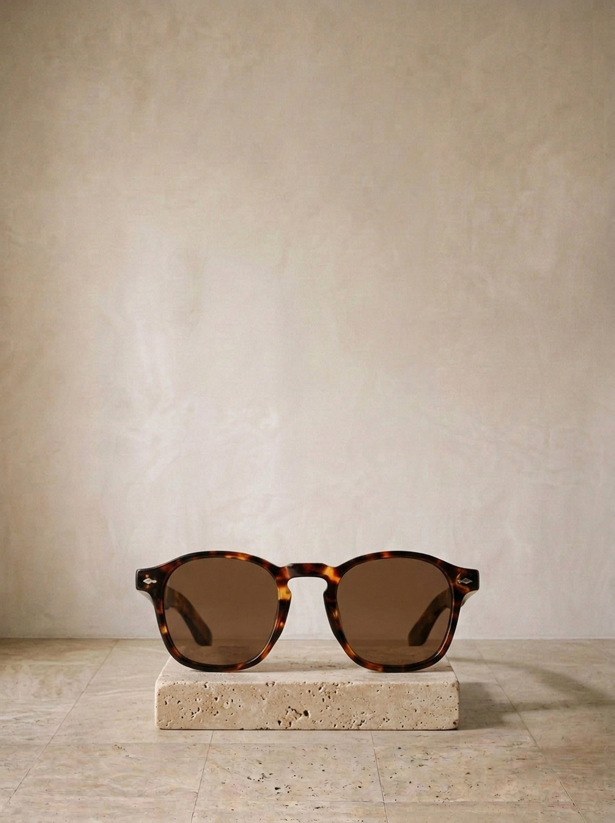 Leopardo/Marrom | Óculos de sol de acetato Zagreb leopardo/marrom – peça sozinha, foto de produto